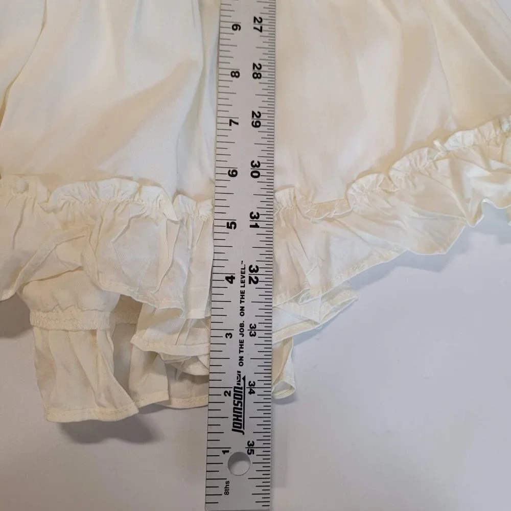 VICI Collection Smocked Long Sleeve Dress In Sweet Corn‎ Size XS NWT